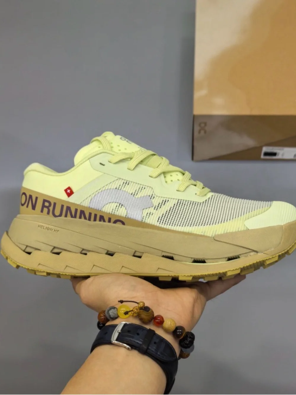 Cloudultra 3 Men's Sneakers - Pale Yellow & Tan
